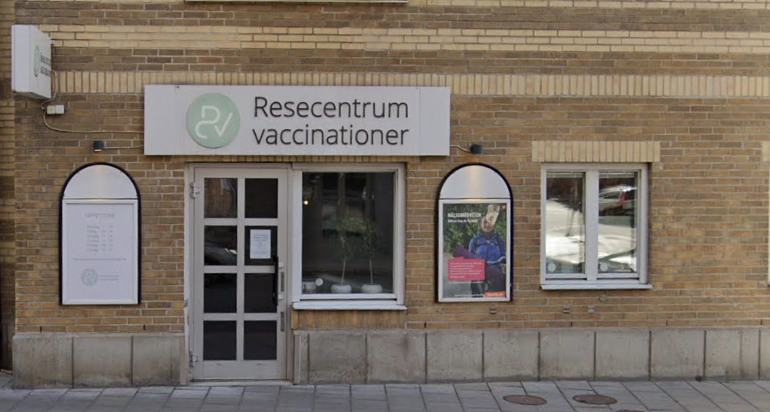 Billede af Resecentrum vaccinationers klinik i Uppsala